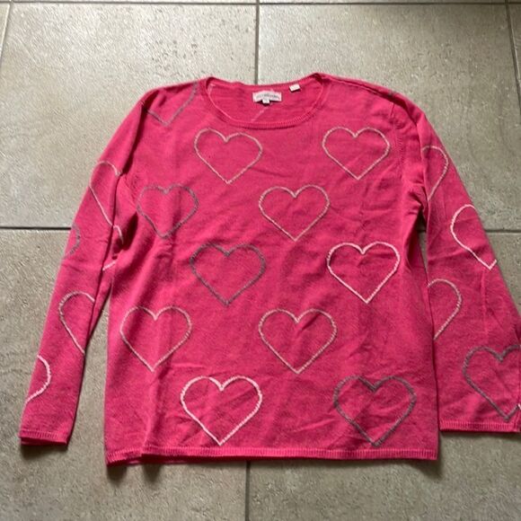 Chinti & Parker Heart Cashmere Sweater‎ - Large - Picture 1 of 6